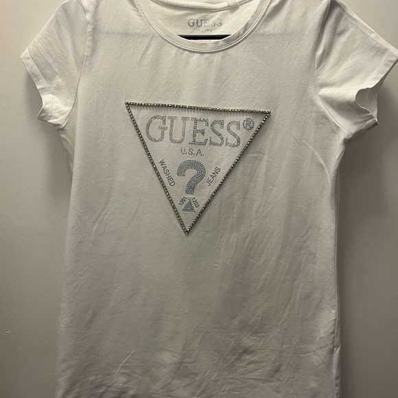 Guess Embellished Logo Tee.    #1527 - Picture 4 of 5